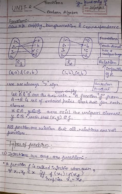 UNIT 2 Discrete CSIT 3A - handwritten notes - Discrete Structures and ...