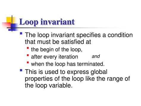 Image result for What Is a Loop Invariant