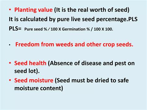 Introduction of seed production | PPTX