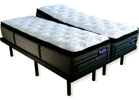 Symphony Hybrid Split Queen Adjustable Bed Package | Leva Sleep ...