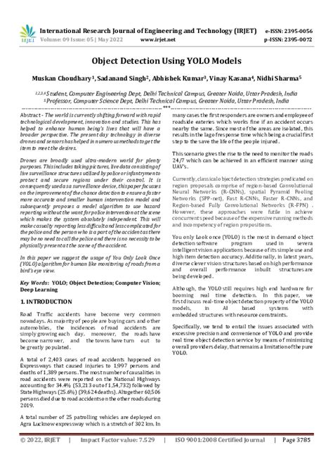 Image result for Real-Time Object Detection Research Paper