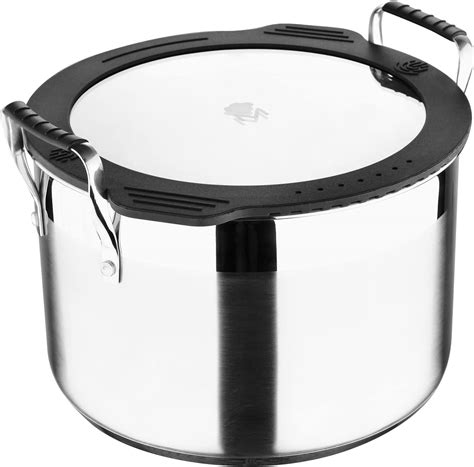 Buy Bergner Smart Stainless Steel Casserole/Briyani Pot/Soup Pot/Sauce ...