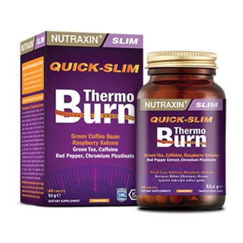 Nutraxin Quick-Slim Thermo Burn 60 Tablet - Yerli Tüket