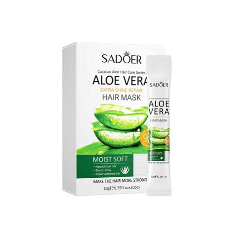 SADOER Aloe Vera Hair Mask - 10g x 20pcs | SHOPPE.LK