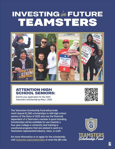 Teamsters Local 120 TEAMSTERS SCHOLARSHIP FUND - APPLY NOW! - Teamsters ...