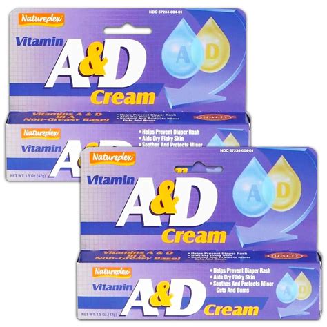 Amazon.in: Buy 2X Natureplex Vitamin A & D Cream 1.5 oz Diaper Rash ...