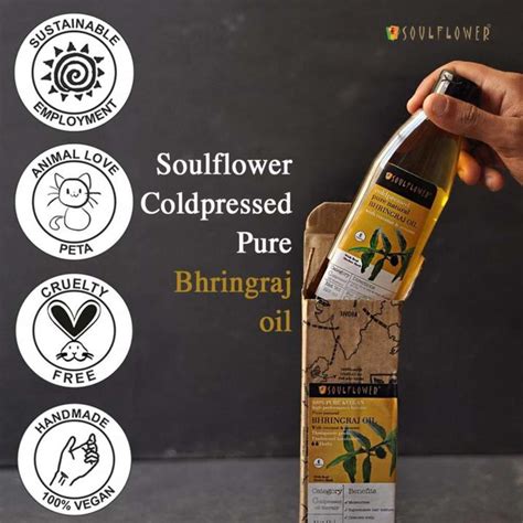 Buy SOULFLOWER COLDPRESSED BHRINGRAJ HAIR OIL 225ML Online & Get Upto ...
