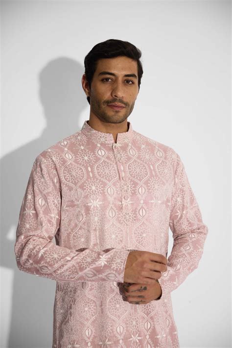 SHA -MORPH rose pink kurta – Curato