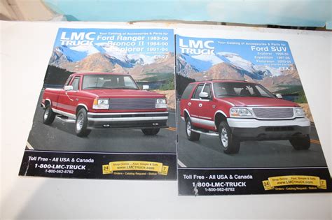 Lot Of 2 LMC Truck Parts Catalogs 2010 Winter Ford SUV Bronco Explorer ...