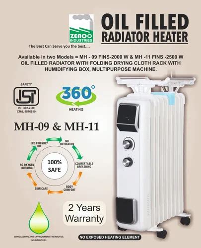 Oil Heater - Zenco- Oil filled Radiator Heater 9 Fins Manufacturer from ...