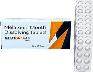 Tecnex Pharma Melatonex Melatonin 10MG Mouth Dissoving Veg-Tablets For ...