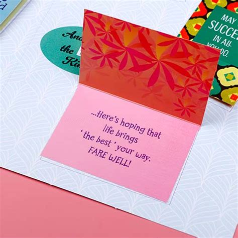 ARCHIES Original Aesthetic Farewell Greeting Card with Cute notes