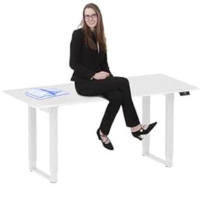 FLEXISPOT QS 4 Legs Dual Motors Electric Standing Desk 180 * 80cm ...