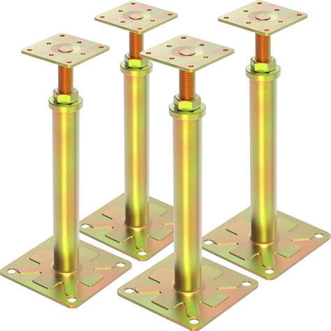 IRENPORU 4 Pack House Jacks for Leveling Adjustable Floor Jack Post ...