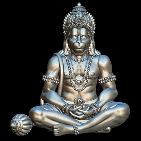 Hanuman 3D Model - Exquisite Murti for Devotion