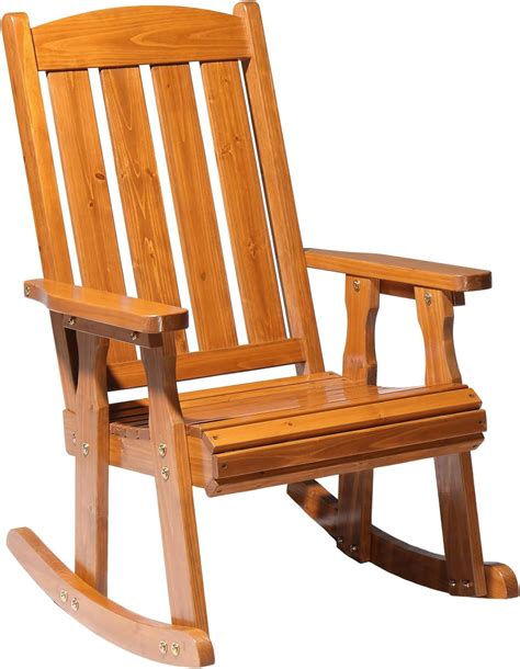**heavy duty 600 lbs outdoor wooden rocking chair with higher backrest ...