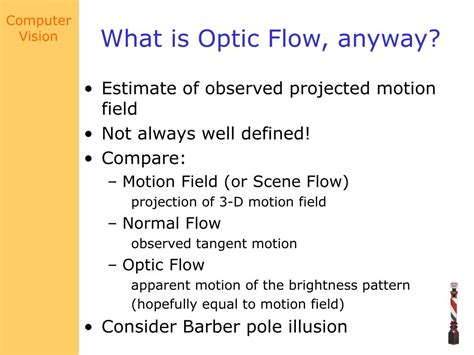 Optical Flow Definition 的图像结果