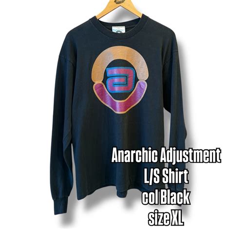 【XL】Anarchic Adjustment L/S Shirt col Black アナーキックアジャストメント ロンT | STORE ...