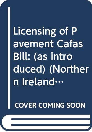 Buy Licensing of Pavement Cafâs Bill: (as introduced): 24/11-15 ...