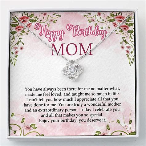 Buy rakva 925 Silver Gift Mom Necklace Happy Birthday Mom Gift For Mom ...
