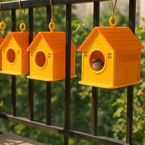 Plastic Bird House Foldable Bird Nest for Sparrows – Organicbazar