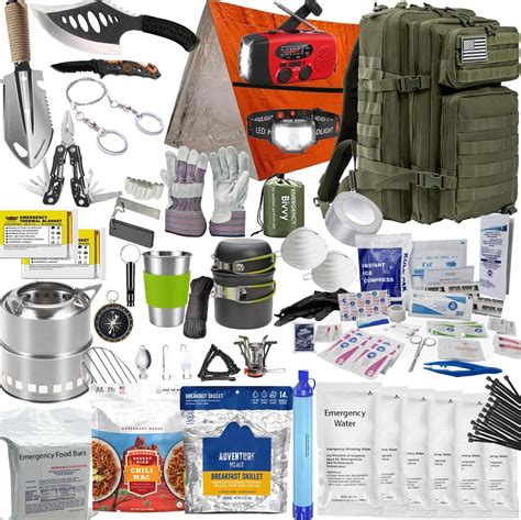 Amazon.com: 72-Hour Survival Kit | 45L Bug Out Bag | Survival Gear with ...