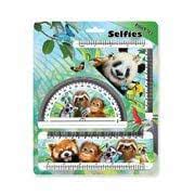 SUPER 3D - Zoo Selfie - 3 Pc Ruler Set : Amazon.in: Office Products