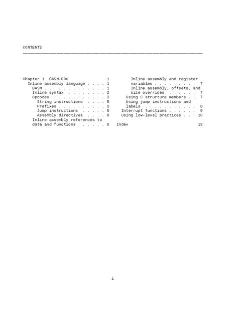 BASM Inline Assembly Concepts and C Integration Guide - Studocu