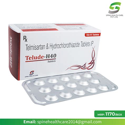 TELUDE-H40 TABLETS Spine Health Care Pvt Ltd