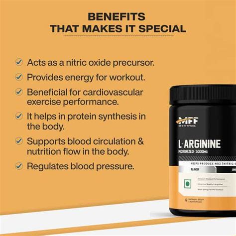 Buy MYFITFUEL L-ARGININE 200 GM (0.44 LBS) UNFLAVOURED| AMINO ACID ...