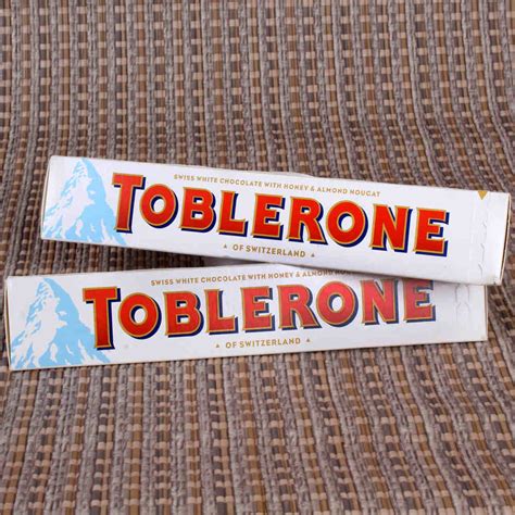 Imported White Toblerone Chocolate Bar – Chocolate Delivery Online