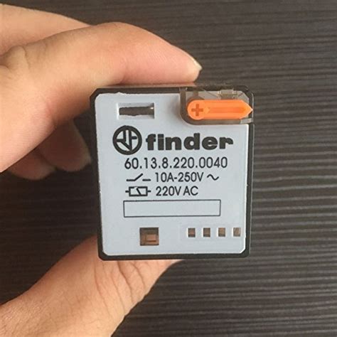 Shomy 60.13 Finder Type 220VAC Mini Electromagnetic Relay Finder Relay ...