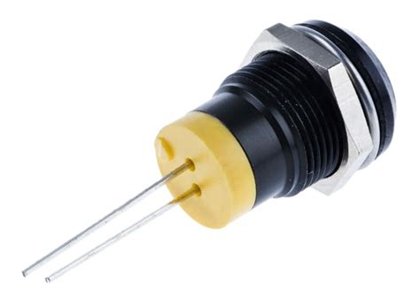 RS PRO | RS PRO Yellow Panel Mount Indicator, 2V dc, 12mm Mounting Hole ...