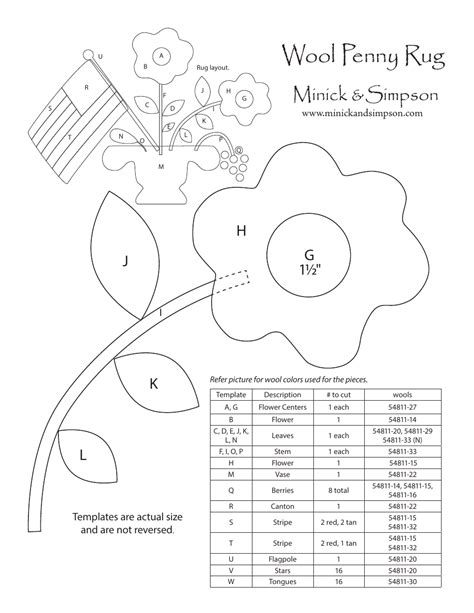 Image result for Wool Penny Rug Pattern Scallop