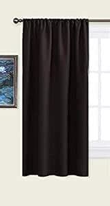 Buy Comfy Home Long Window Rod Pocket Blackout Curtain Pack of 1 Piece ...