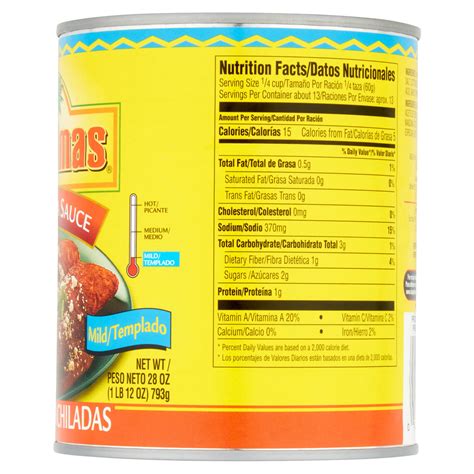 Las Palmas Red Enchilada Sauce Nutrition Facts | Besto Blog