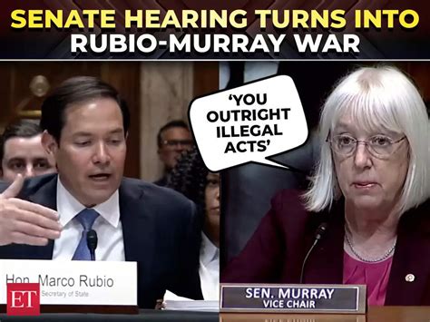 ‘Outright illegal’: Sen. Murray hammers Rubio in explosive clash over ...