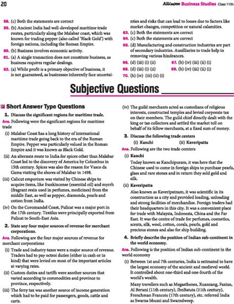 Arihant All in One Business Studies Class 11 for CBSE Exams 2025-26 as ...