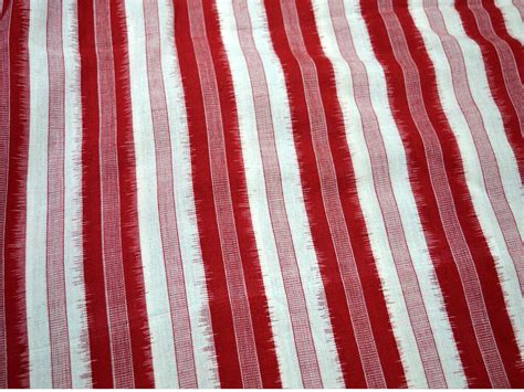 Indian Red Hand loom Cotton Fabric By The Yard Upholstery Fabric Handw ...