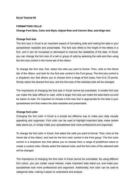 Image result for Excel Formatting Tutorial