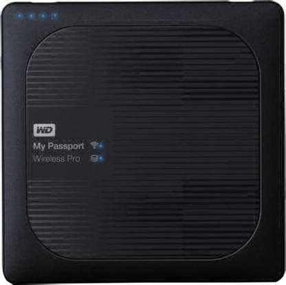 WD My Passport Wireless Pro 4 TB Wireless External Hard Disk Drive (HDD ...
