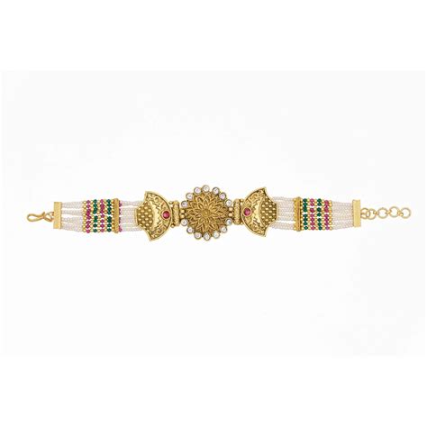 Antique High-Goldplated Bracelate – Meira Jewellery