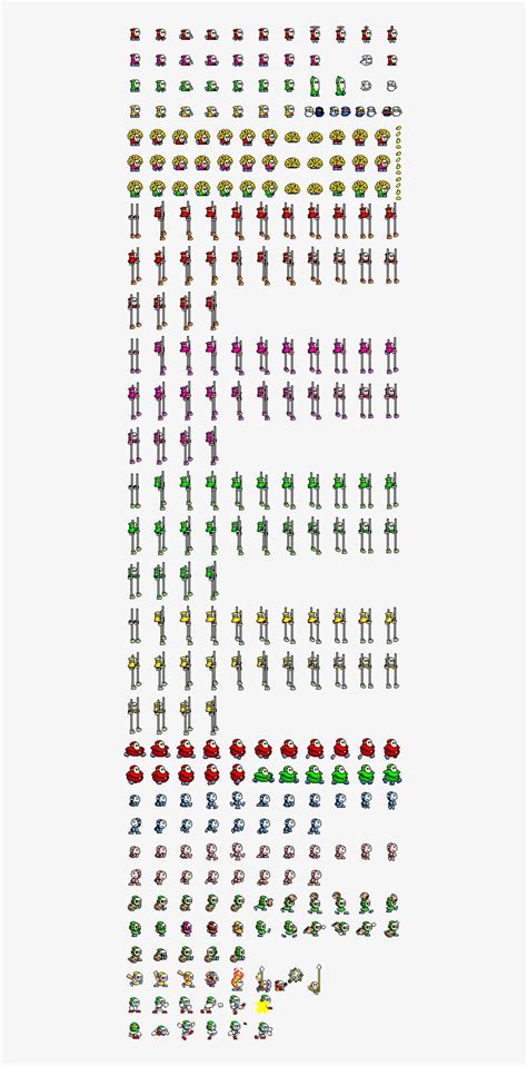 Clip Freeuse Super Mario World S Island Sprites Smw - Super Mario World ...