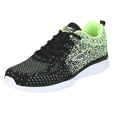 Buy Red Tape Men's Black/Green Running Shoes - 10 UK/India (44 EU ...