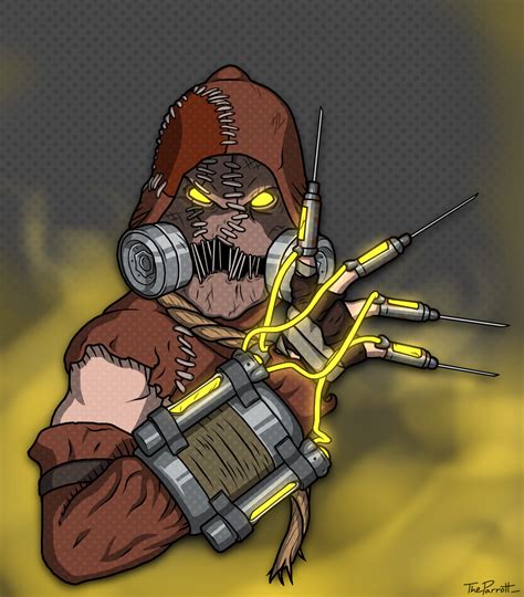 Batman Arkham Asylum Scarecrow Drawings