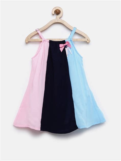 Girls Navy Blue Regular Dress 12347 | Peppermint