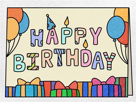 Birthday Card Drawing