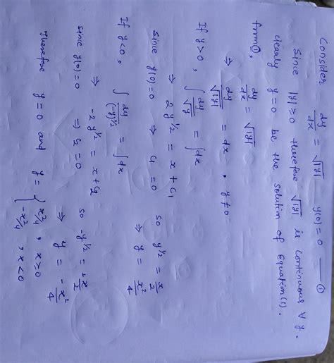 Question from ordinary differential equations.