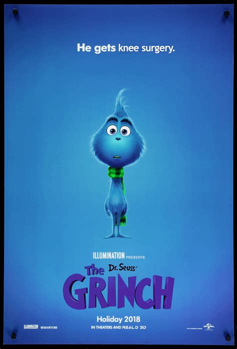 he gets knee surgery : r/bluegrinchkneesurgery