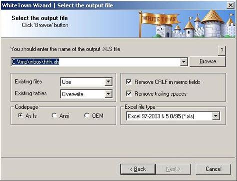 Convert .dbf to Excel 的图像结果